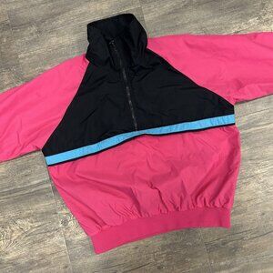 Vintage Rocky Mountain Thread Works 1/2 Zip‎ Pullover Size Large Front Pouch